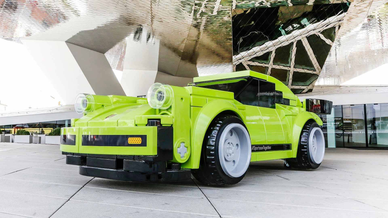 Illustration for article titled This Lego Porsche 911 Looks Like A Murderous Cartoon Frog